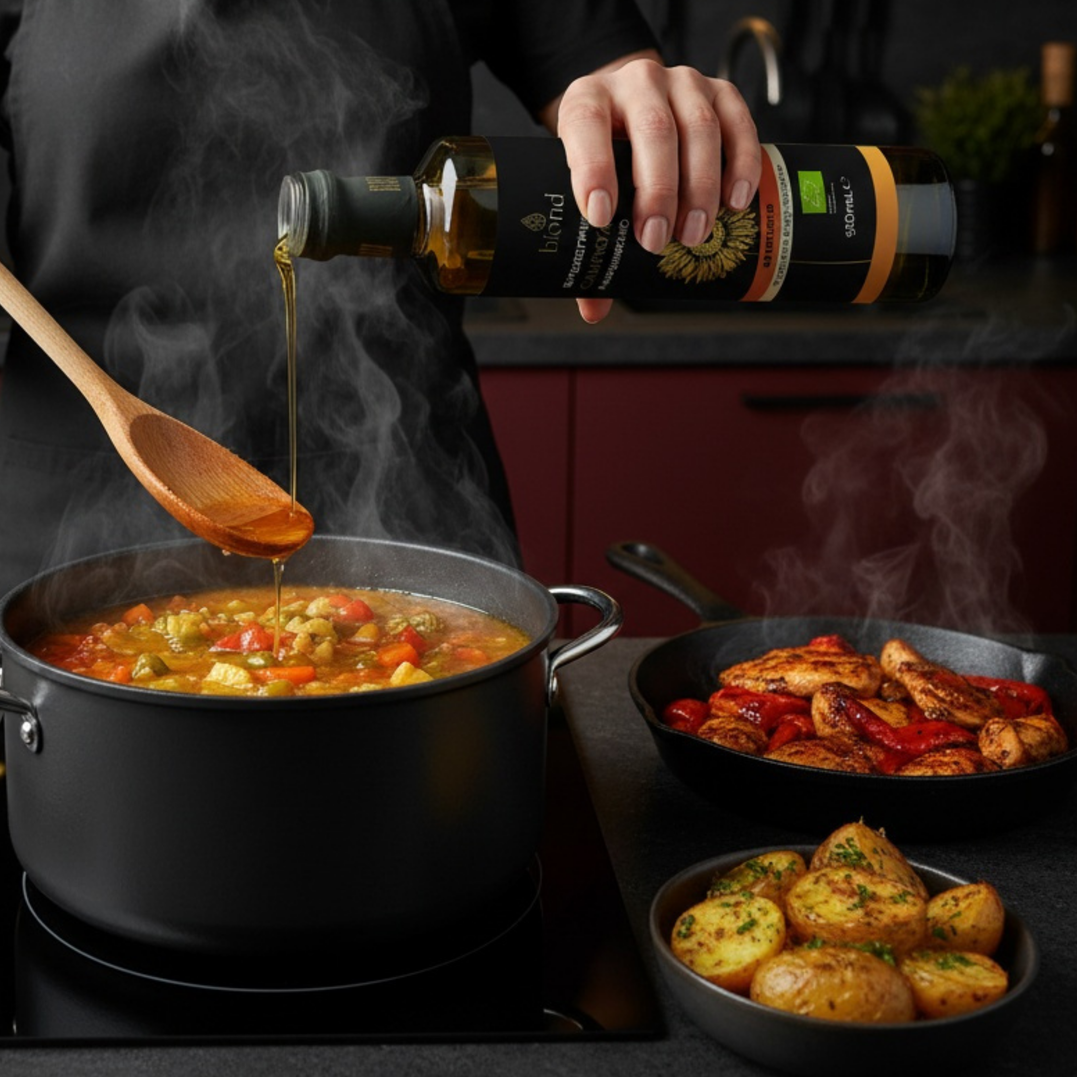 Биологично рафинирано слънчогледово масло 500мл.