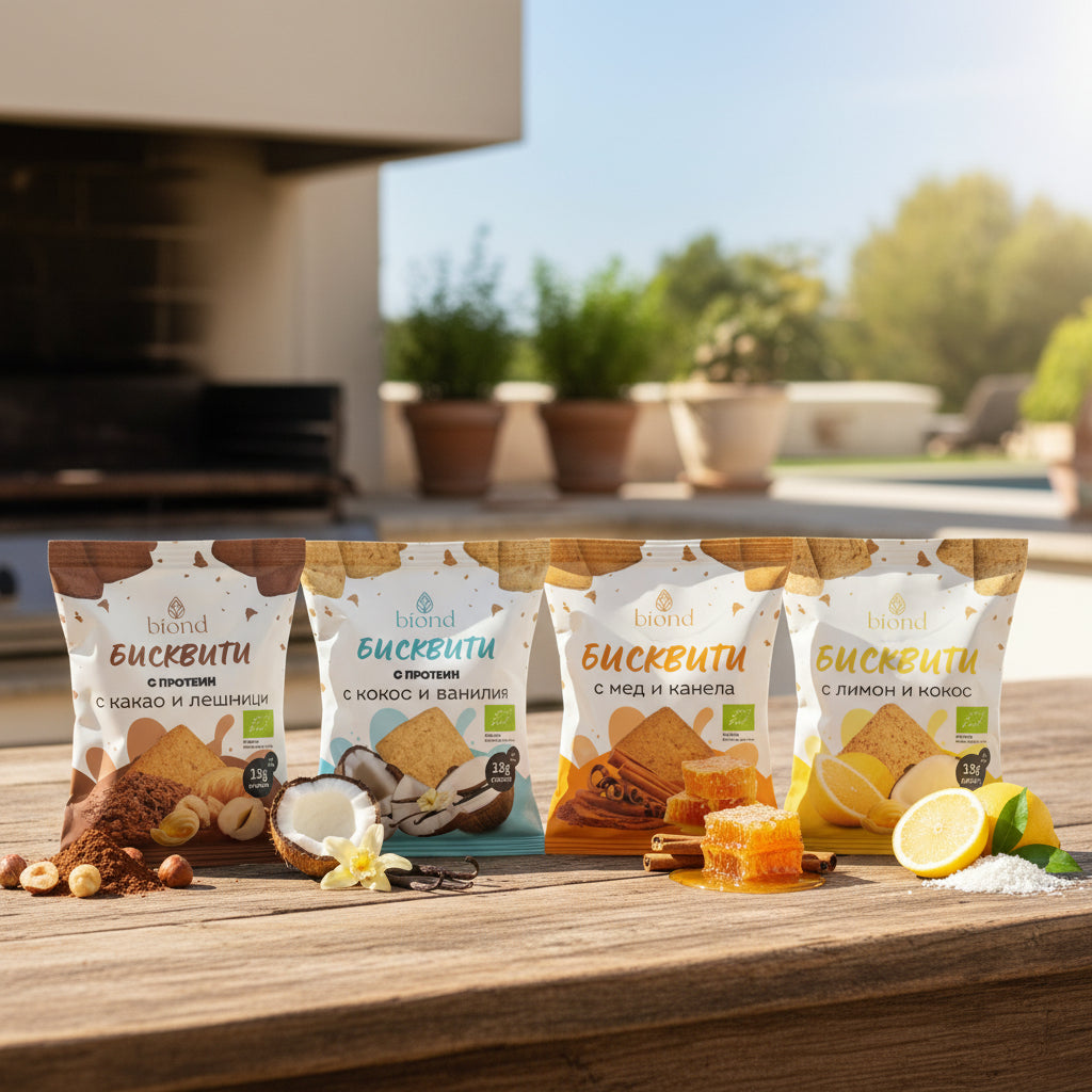 Биологични бисквити с мед и канела